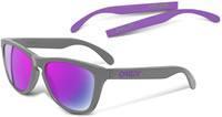 Oakley Frogskins Matte Grey + Purple / Violet Iridium (03-220)